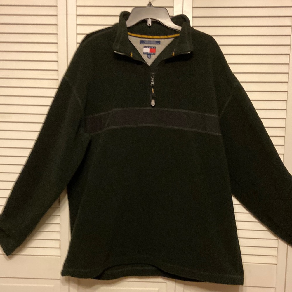 Vintage Tommy Hilfiger 1/4 Polar Fleece Pullover Size XXL